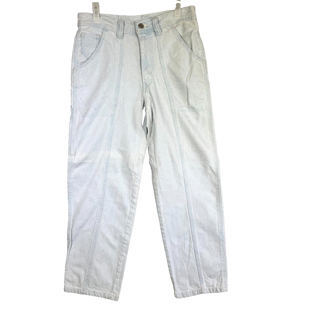 Levis Carpenter Jeans Mens 27x31 Light Blue Denim Workwear Utility Straight Leg